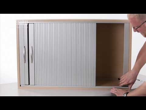 Installing a Double Horizontal Tambour Door With Top Track