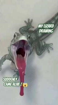 #guhitlufet #aivideo #aishorts #aiart #aianimation #lizard #reptiles #realistic #pencildrawing #art