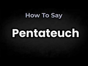How To Pronounce Pentateuch? (CORRECTLY) Meaning & Pronunciation