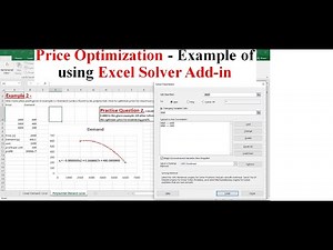 Excel solver Add-in Example || Price Optimization - 2 examples || Learn Easily