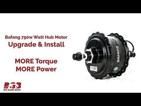 Bafang 750w Motor Upgrade and Install for your Rad Power Bike