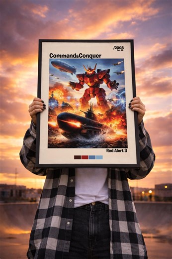 RTS Strategy War Poster – Alternate History Military Art Print – Tactical Battlefield Wall Decor – Gaming Room Poster - Etsy