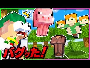 俺のマイクラの世界が完全にバグった？！何かがおかしいマインクラフト🔍💨【まいくら・Minecraft】よろずや🍭