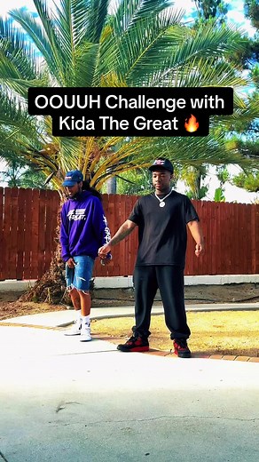 Got my brother @KidaTheGreat to do the #oouuhhchallenge with me 😂🔥 how did we do? DC: @GoGetta.ZiZi 💋👑🩵 #foryoupage #ouuhhchallenge