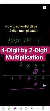 How to Solve 4 Digit by 2 Digit Multiplication