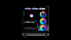 iBUYPOWER TRACE X Gaming Desktop Computer Showcase with RGB Lighting