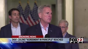 President Joe Biden and House Speaker Kevin McCarthy have reached an “agreement in principle” to resolve the looming debt crisis bit.ly/3OK2Zg3 | FOX23 News