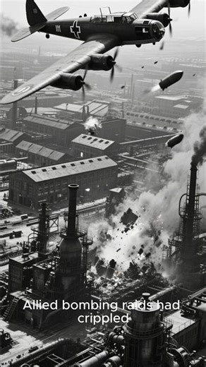 Why did Germany start building airplanes out of wood at the end of the war?