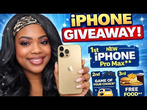 FREE iPhone Pro Max 😱 (3 WINNERS!!) Don’t Miss This!!