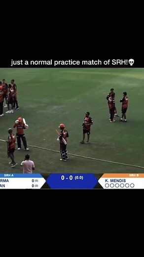 Just a normal practice match of SRH💀 | Love story