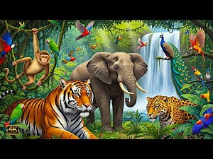 Amazon Wildlife 4K:The Living Heart of the Rainforest | Cinematic Nature Documentary | Relaxing Film