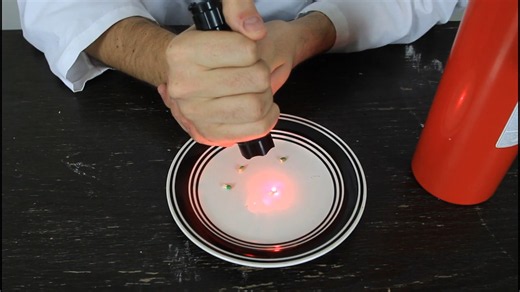 How to do a laser experiment but don’t try to burn anything