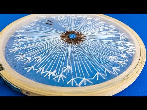 Hand Embroidery-Dandelion Flower: Separate Floss Strands by HandiWork
