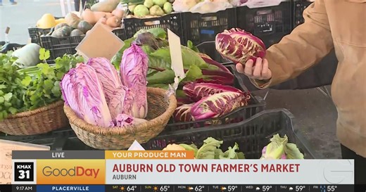 Auburn Old Town Farmers Market, 9am