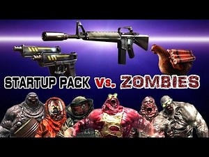 Dead Trigger 2 M-16 Dual Glock Boom Chicken (Startup pack) vs. Zombies HD