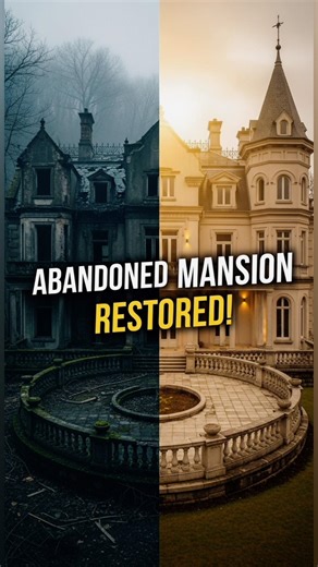 Abandoned Victorian Mansion Restoration | From Ruins to Luxury Estate #beforeandafter #decayed#ruins
