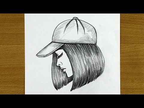How to easily draw a Pretty Girl wearing a hot || step by step tutorial || easy pencil drawing