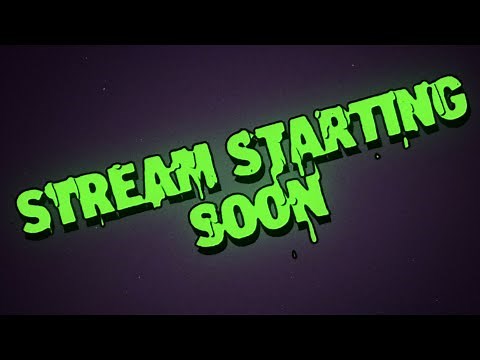 Stream Starting Soon Overlay - Retro Spooky Halloween