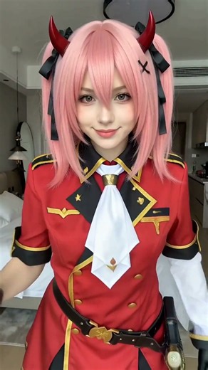 Zero Two Franxx Pilot Cosplay Reveal! #zerotwo #cosplay #animegirl