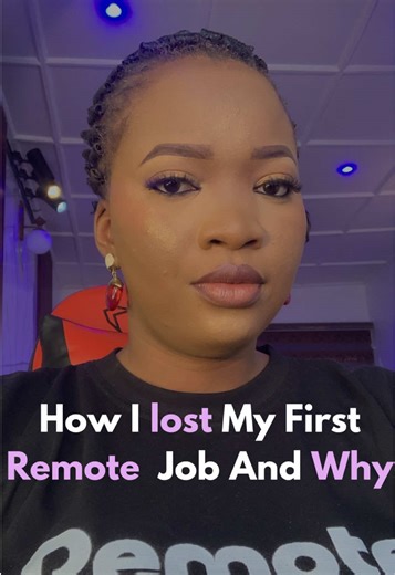 I lost my first remote job. One hard lesson: remote work is not a solo game. Be a team player. #remotemadam #remoteworktok #careertok #careerlesson
