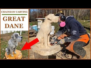 Carving a dog with a VERY complex coat pattern *wish me luck!