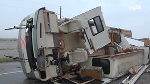 Before and after photos show Hurricane Harvey's damage