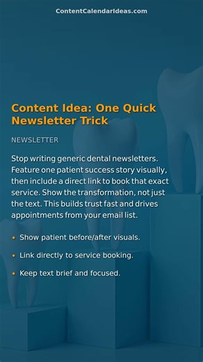Content Idea: One Quick Newsletter Trick