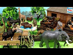 Herbivores, Carnivores, and Omnivores Animal Figurines Collection
