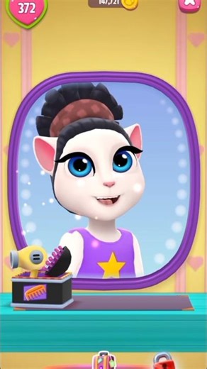 My Talking Angela Lily Love Braids Outfit ✨🔮#mytalkingangela2 #cosplay #poppyplaytime #foryou #viral