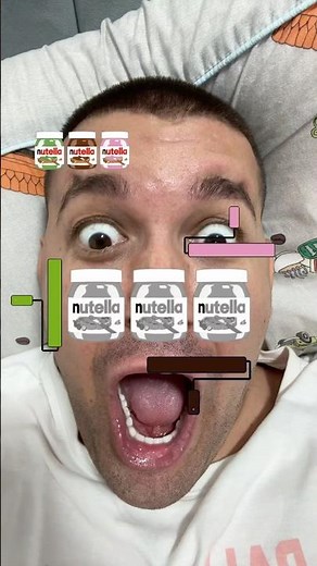 Nutella challenge 😁👍🍫 #viral #comedy