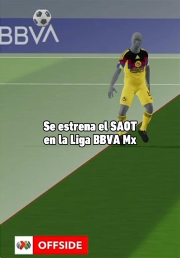 Con esta jugada en el partido entre @Xolos y @Club América se usó el SAOT por primera vez en el futbol mexicano. 👏🏼 #ConMéxicoC26 #ligamx #futbol #FutbolMexicano #america