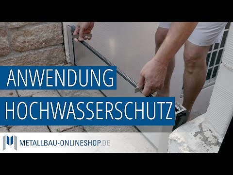 Hochwasserschutz für Türen – die einfache Anwendung | metallbau-onlineshop.de