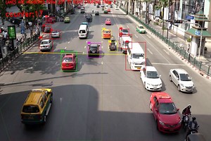 full video: https://www.youtube.com/watch?v=8FW-OB4eFC0 OpenCV Vehicle Detection, Tracking, and Speed Estimation #OpenCV #VehicleDetection #VehicleTracking #SpeedEstimation #ComputerVision #ImageProcessing #MachineLearning #ArtificialIntelligence #ObjectDetection #ObjectTracking #TrafficSurveillance #VideoAnalysis #DeepLearning #AlgorithmDesign #RealTimeProcessing #AutomatedSurveillance #MachineVision #IntelligentTransportationSystems #DataScience #Programming | Pyresearch | Facebook