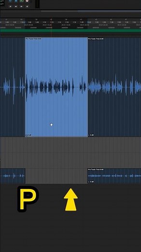 Move Clip Up and Down ↕️| Pro Tools Tip 6💥 #audio #protools #audiowizard #shorts