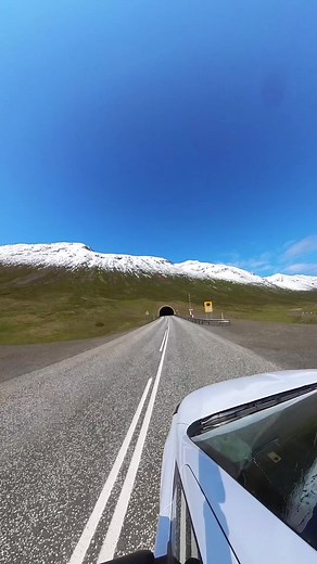Héðinsfjarðargöng tunnel in Iceland #iceland #icelandadventure #travel #traveltiktok #campervan #vanlife #traveltok #adventure #wanderlust #fyp #fypシ #explore