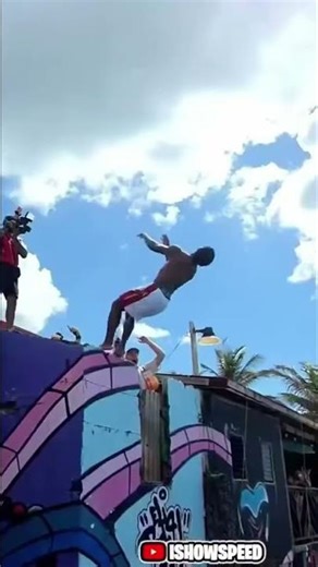 Epic Pool Jump Creates MASSIVE Splash! Crowd Goes WILD! #shorts