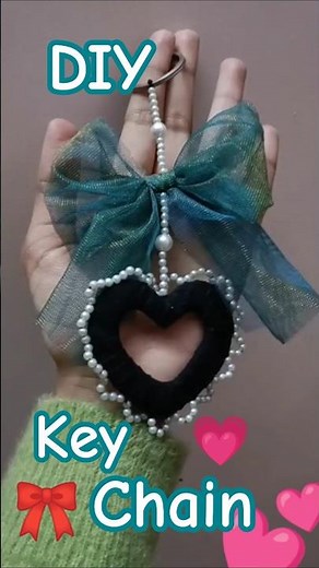 From Simple to Stylish ✨ | DIY Keychain #diy #art #craft #keychain #handmade #aesthetic