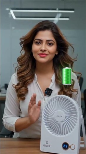 गर्मी का Instant Solution 😲 Portable USB Desk Fan | 3 Speed Mini Fan!