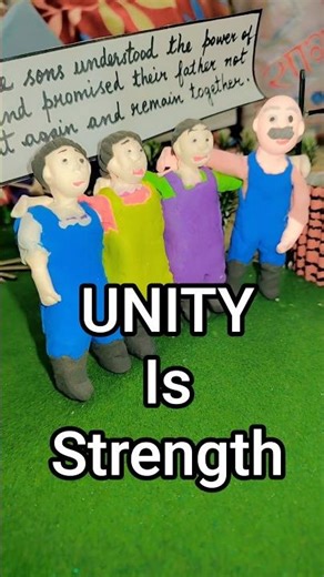 Bundle of Sticks Story | Unity is Strength | DIY Model #shorts #craft #youtubeshorts #trending #diy