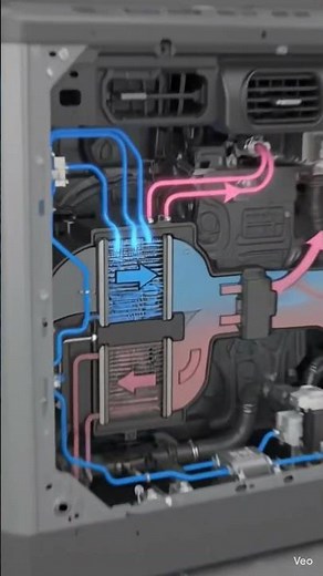 Car HVAC System Explained | Step-by-Step Working Animation (AC, Heater & Airflow)