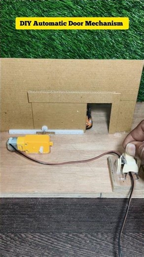 DIY Automatic Door Opening Mechanism 🔥 | Amazing Science Project #shorts