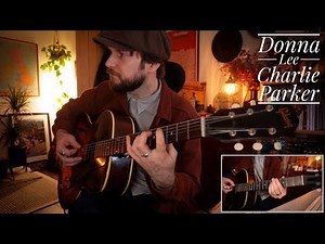 Donna Lee Charlie Parker jazz bebop saxophone on guitar by Alex Farran Gibson es125