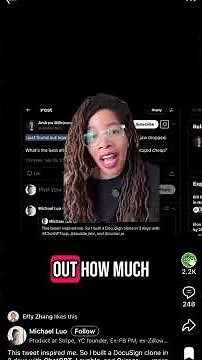 this guy built a DocuSign clone in 2 days using AI