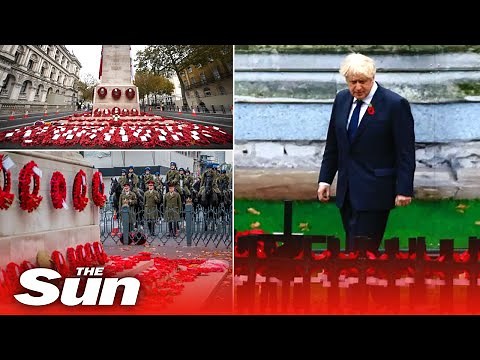 Live: Remembrance Day marked across the UK