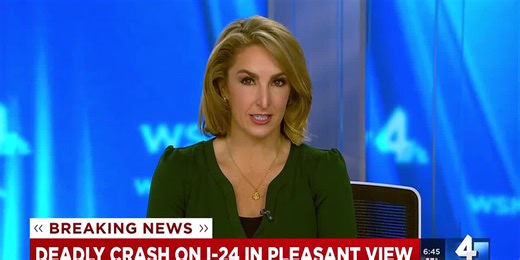 Deadly crash on I-24 in Pleasant View