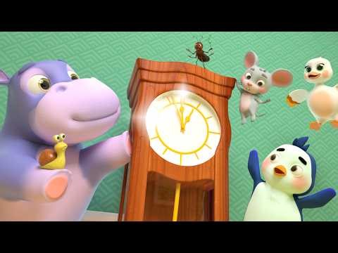 Oh No! The Hippo Broke the Clock?! | Hickory Dickory Dock + MORE Lalafun Nursery Rhymes & Kids Songs