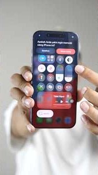 Cara restart iphone lewat control center