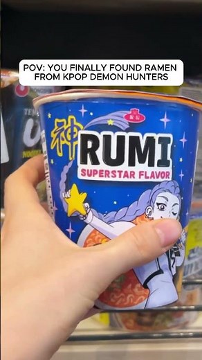 I Tried RAMEN from KPOP Demon Hunters *Rumi*