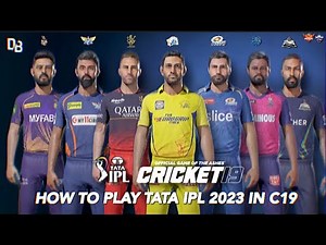 How to play IPL 2023 in Cricket 19 with Latest Teams & Stadiums • Cricket 19 Tutorial•