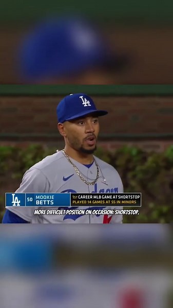 Mookie Betts Is Playing Shortstop Now (and Making Great Plays)